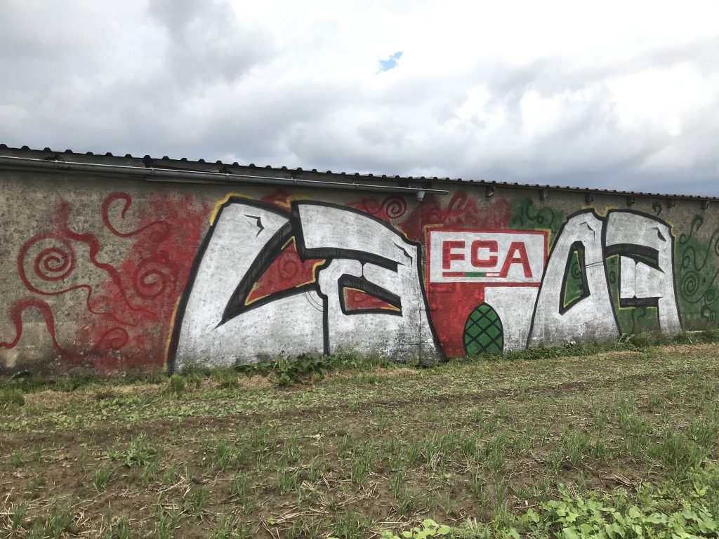 auf weiter Flur