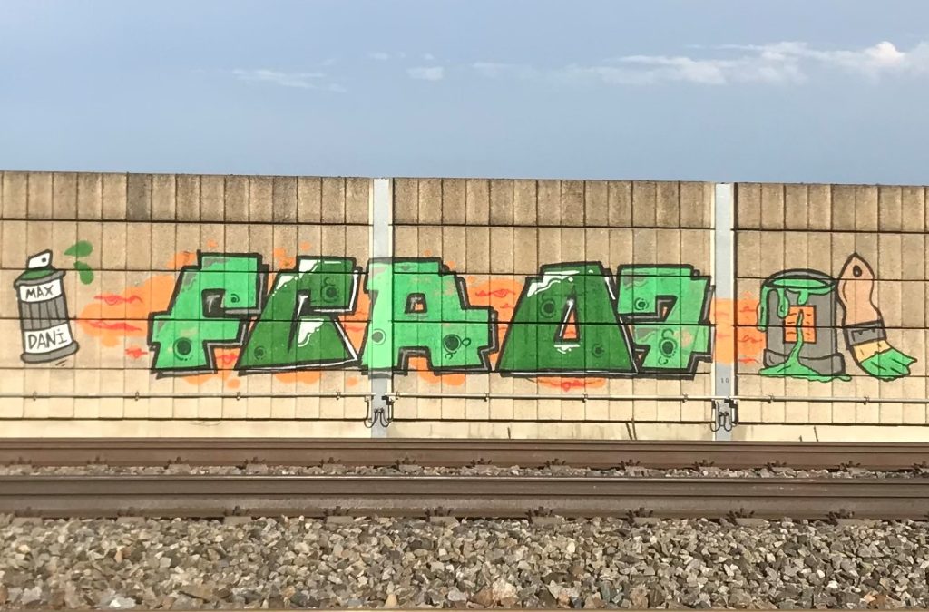 grüne Farbe war wohl genug da...