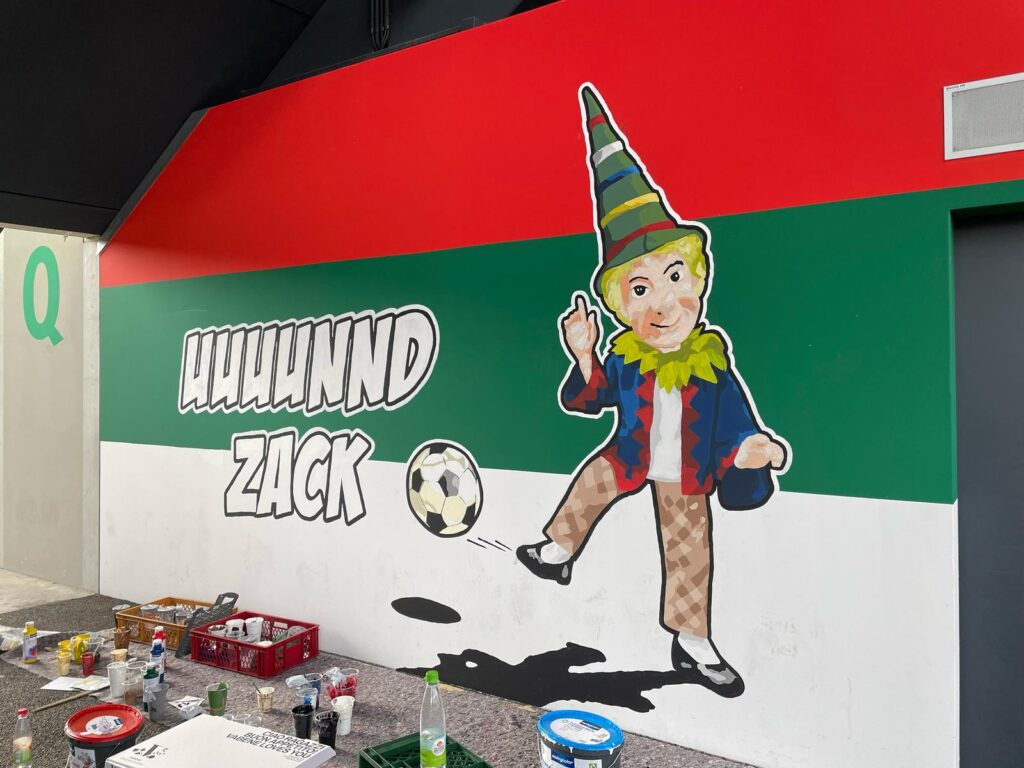 Und Zack (neue Stadiongestaltung)