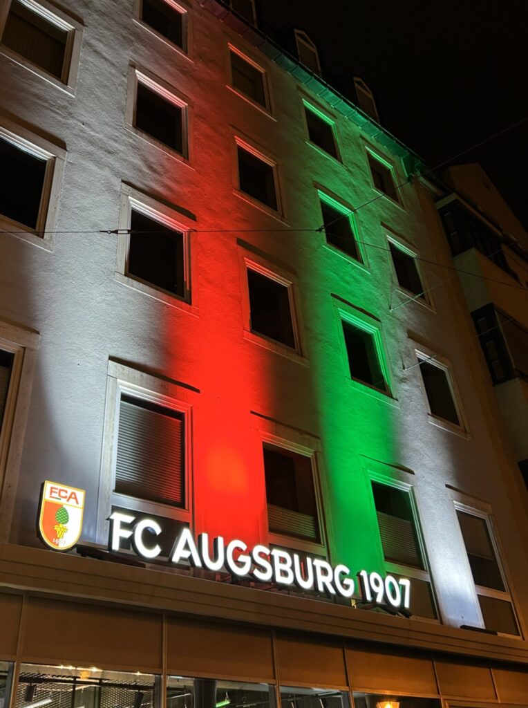 unser Fanshop in Augsburg