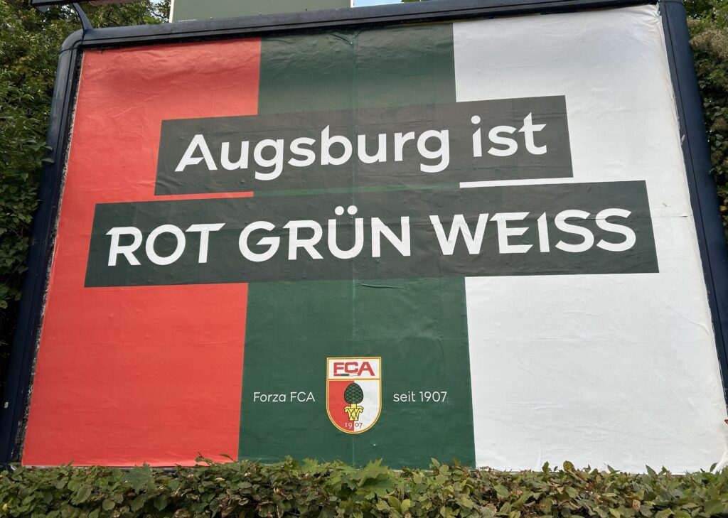 Plakataktion in und um Augsburg
